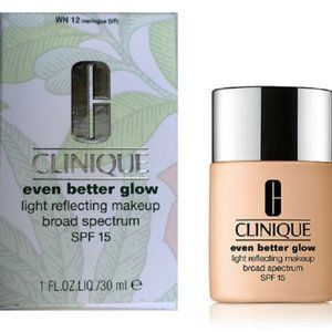 NIB ✅ Clinique #WN 12 MERINGUE Even Better Glow SPF 15 Makeup ✨ NIB